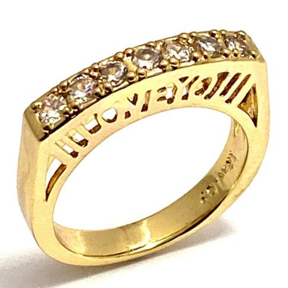 @heidizme Jewelry - White Diamonique "LOVE YOU" Ring
